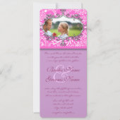 Faire-part de mariage Inséparables vintages (Devant)