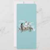 Faire-part de mariage Inséparables vintages (Dos)