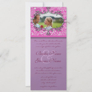 Faire-part de mariage Inséparables vintages