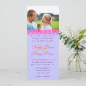 Faire-part de mariage Inséparables vintages (Debout devant)