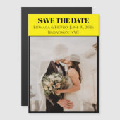 Faire-part de mariage inspiré de Playbill (Devant / Derrière)