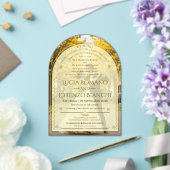 Faire-part de mariage Invitation en acrylique mini (Insitu (Mariage))