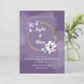 Faire-part de mariage, Invitations Acryliques (Debout devant)
