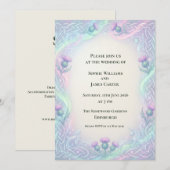 Faire-part de mariage Iridescent Celtic Thistle (Devant / Derrière)