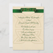 Faire-part de mariage irlandais (Devant)