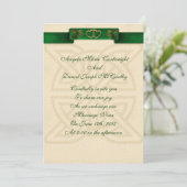 Faire-part de mariage irlandais (Debout devant)