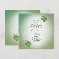 Faire-part de mariage irlandais