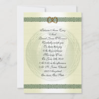 Faire-part de mariage irlandaise