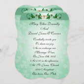 Faire-part de mariage irlandaise (Devant / Derrière)