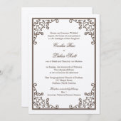 Faire-part de mariage| Ironworks (Devant / Derrière)