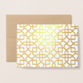 Faire-part de mariage islamique d'architecture mog (Devant avec enveloppe)
