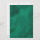 Faire-part de mariage islamique, Mariage vert émer (Dos)