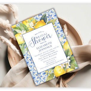 Faire-part de mariage italien Limoncello Blue