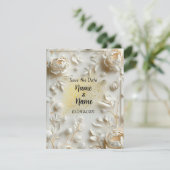 Faire-part de mariage ivoire (Debout devant)