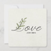 Faire-part de mariage Ivy Leaf Love (Devant)