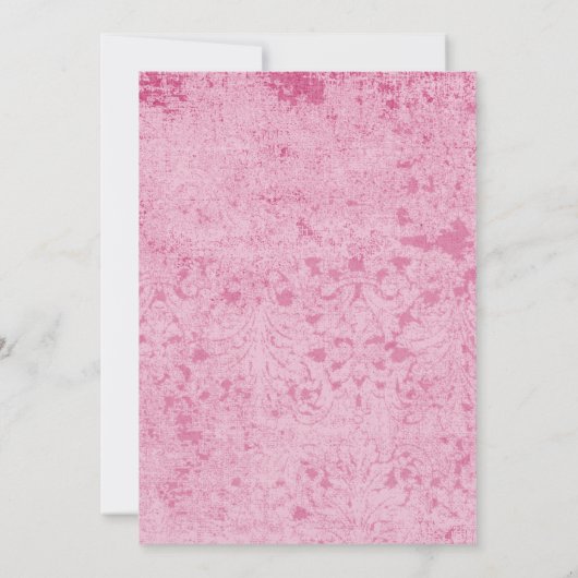 Faire-part de mariage japonais en fleurs de cerisi (Dos)