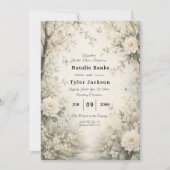 Faire-part de mariage Jardin de printemps Papillon (Devant)