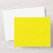 Faire-Part de Mariage Jaune Clair – Design Minimal (Verso)