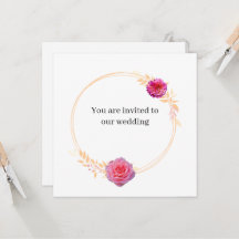 Faire-part de mariage JKG Miel Dore