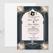 Faire-part de Mariage Joie d'Amour (Devant / Derrière)