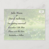 Faire-part de mariage Jonquilles de printemps (Dos)