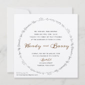 Faire-part de mariage juif Lova Ahava en or (Devant)