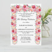 Faire-part de mariage juif traditionnel - Chuppah (Debout devant)