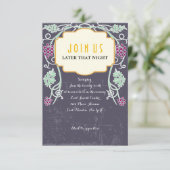 Faire-part de mariage juif vintage (Debout devant)