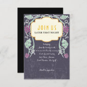 Faire-part de mariage juif vintage (Devant / Derrière)