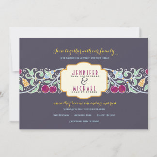 Faire-part de mariage juif vintage