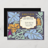 Faire-part de mariage juif vintage (Devant / Derrière)