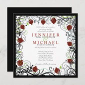 Faire-part de mariage juive de grenade (Devant / Derrière)