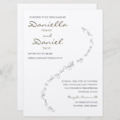 Faire-part de mariage juive Eternal Bond (Devant / Derrière)