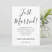 Faire-Part de Mariage Just Married (Debout devant)