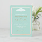 Faire-part de mariage| Knot Beach Glam Mariage (Debout devant)