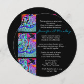 Faire-part de mariage - La colombe de la paix Ébèn (Devant / Derrière)