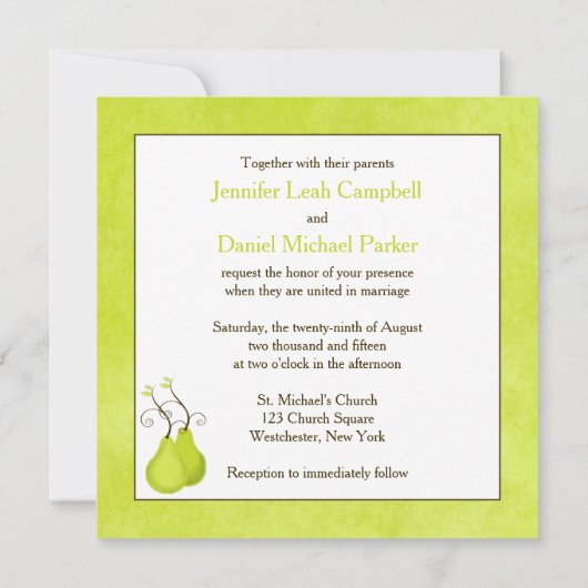 Faire-part de mariage | La Paire Parfaite (Dos)