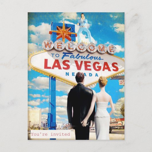 Faire-part de mariage Las Vegas (Devant)