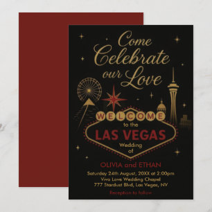 Faire-part de mariage Las Vegas