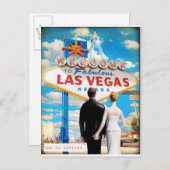 Faire-part de mariage Las Vegas (Devant / Derrière)