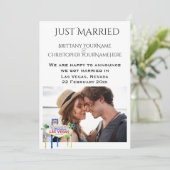 Faire-Part de Mariage Las Vegas Photo (Debout devant)