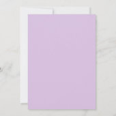 Faire-part de mariage Lavande blanche (Dos)