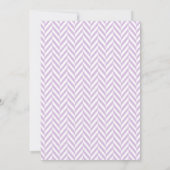 Faire-part de mariage Lavande blanche (Dos)