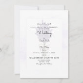 Faire-Part de Mariage Lavande Parents de la Mariée (Devant)