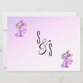 Faire-part de mariage Lavender Bells (Dos)