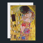 Faire-part de mariage ; Le baiser de Gustav Klimt<br><div class="desc">Facile à customiser faire-part de mariage. The Kiss, detail (1907-1908) de Klimt est probablement l'oeuvre la plus célèbre de Gustav Klimt. Il a commencé à y travailler en 1907 et c'est le point culminant de sa soi-disant "période d'or". The Kiss est un tableau d'art vintage de l'époque victorienne, amoureux et...</div>