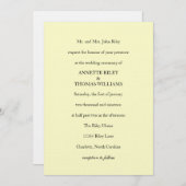 Faire-part de mariage| Le Invitation|iv (Devant / Derrière)