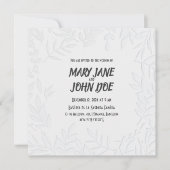 Faire-part de mariage Leavespress (Devant)