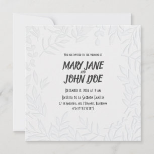 Faire-part de mariage Leavespress