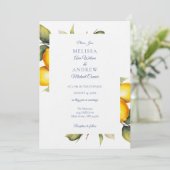 Faire-part de mariage Lemon (Debout devant)